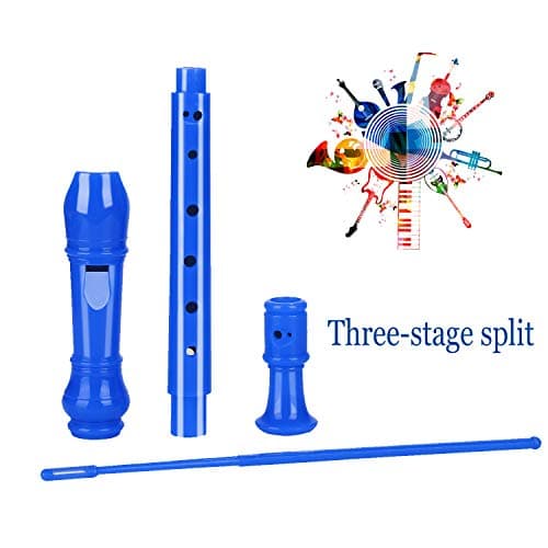 Descant Soprano Recorder Music Recorder Instrument for Kids Flute Kids Recorder with Cleaning Rod + Case Bag view 6