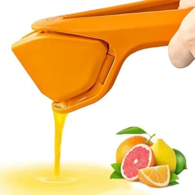 Citrus Juicer - Manual Lemon Lime Orange Squeezer - Effortless Juice Presser - Space-Saving Design