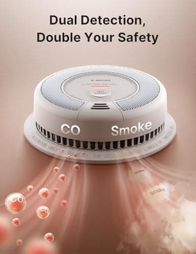 X-Sense Smoke & Carbon Monoxide Alarm, SC06, 5-Pack | 10-Year Sealed Battery (Not Hardwired), 2-in-1 smoke & CO detection, Easy Installation, UL 217 & UL 2034 Certified view 5