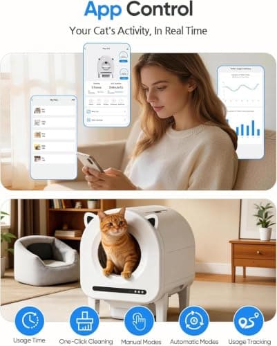 Self Cleaning Litter Box B0HFJPJ16G view 5