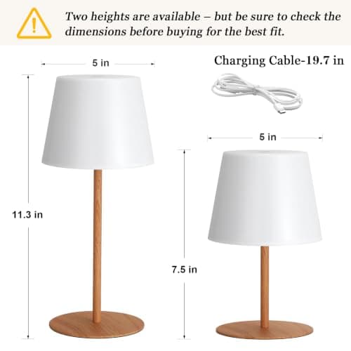 Waterproof Shower Lamp, Rechargeable Table Lamp Cordless for Bathroom | IP54 Spa-Like Shower Light, 4000mAh Battery Operated, 3 Color Modes, Stepless Dimming and Memory, for Bathtub Outdoor (1Pack) view 2