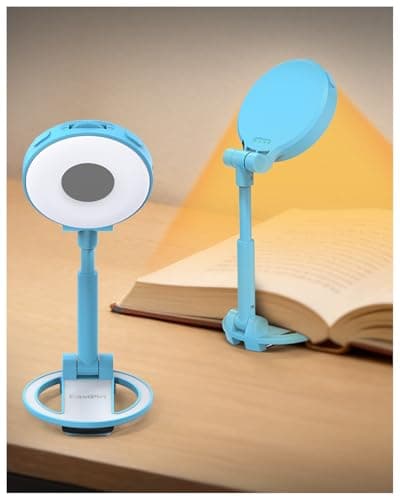 EastPin Rechargeable Book Reading Light: 18 LED Clip on Book Light for Kids in Bed & Night | Eye Caring 3 Colors & Stepless Dimming | Timer Memory Booklamp - Gifts for Book Lovers Teen Girls Boys — image 1