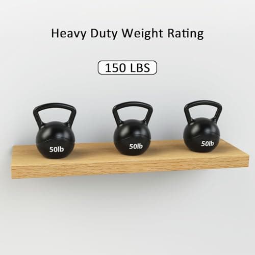 2Pcs Heavy Duty Floating Shelf Bracket, Invisible Hidden Floating Shelf Hardware, Wall Mounting Brackets for Shelves（34" x 8" x 1.5" with Tools & Jig） view 4