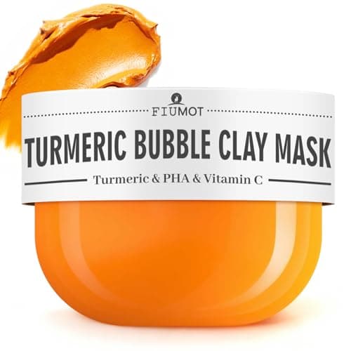 FIUMOT Turmeric Vitamin C Bubble Clay Mask, Hydrating and Deep Cleansing Pore Face Mask with PHA, Pore Cleansing and Oil Balancing Skincare 3.53oz — image 1
