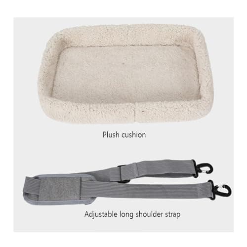 Pet Carrier Airline Approved Pet Carrier for Medium &Small Cat Rabbit and Dogs, Small Airline Approved Cat Pet Travel Carrier(Grey) view 3