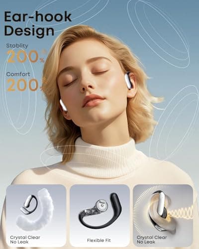 GNZUQ Translation Earbuds, Ai Translation Earbuds Real Time, Translation Earbuds with 174 Languages & 90H Playtime, Bluetooth 6.1, Clear Mic, Wireless Earbuds for Business, Travel & Meetings view 7