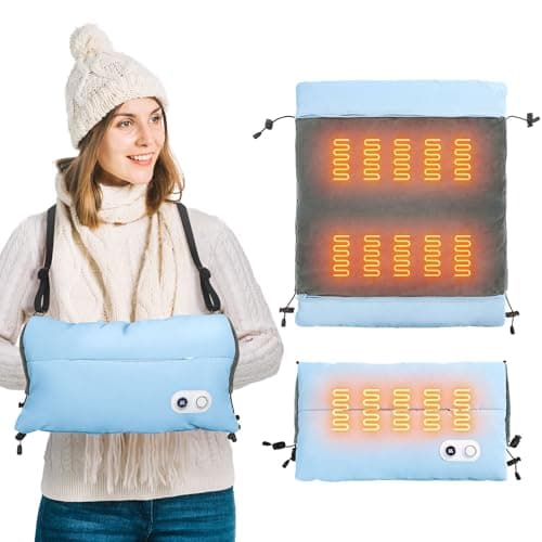 HAPAW Hand Warmers Rechargeable with 10000mAh Battery, Portable Graphene Heated Electric Hand Warmer Pouch, 5 Level Adjustable Temperature for Women, Men, Kids, Hunting, Camping & Xmas Gifts