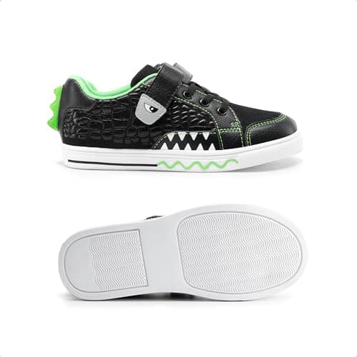 DREAM PAIRS Boys Sneakers Little Kids Toddler Shoes Storybook Causal Walking Shoes Non-Slip with Hook and Loop view 6