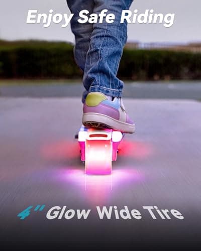 Gyroor KS2 Electric Scooter for Kids, 5 MPH, LED Light-Up Wheels, Ages 3-8 view 6