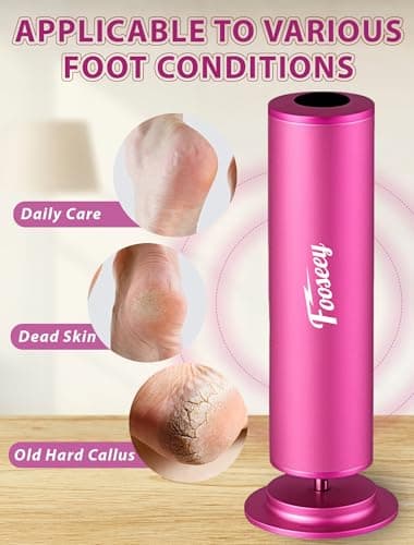 Electric Foot Callus Remover FSA Eligble HSA Item, Professional Pedicure Machine with 60pcs Sandpaper Discs, Adjustable Speed Foot Files for Deadskin, Dry and Cracked Feet view 3