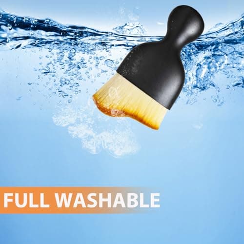 2PCS Car Interior Detailing Brush Soft Bristle Detail Brushes,Dash Duster Cleaning Brush,Car Accessories for Women,Interior Cleaning Tool for Automotive,Truck,SUV,RV view 5