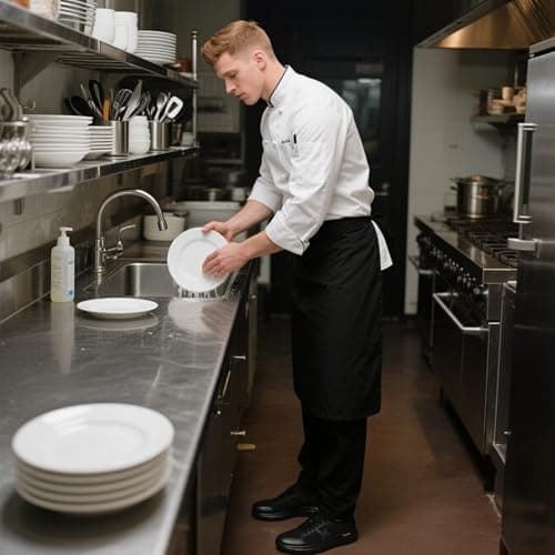 Hawkwell Men's CrewStep Elite Non Slip Work Shoes Slip Resistant Food Service Shoes Lightweight Chef Kitchen Restaurant Casual Walking Sneakers view 2