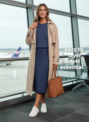 Dokotoo 2 Piece Sets for Women Sweater Dress Knit Travel Outfits Winter Dresses Skirt Set view 3