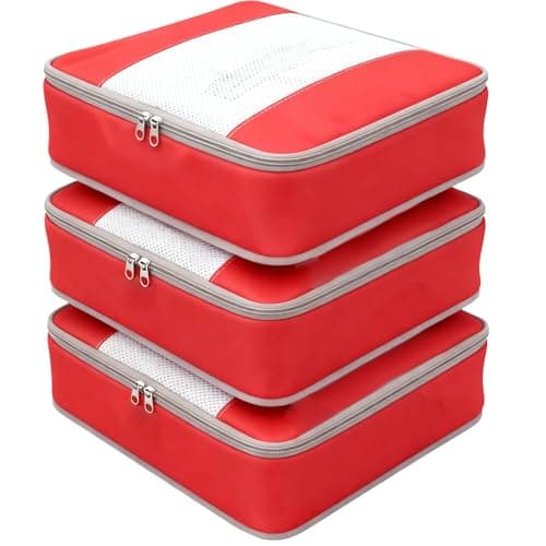 Packing Cubes for 19" Suitcase Travel Luggage Organizers - Travel Organizer Bags Luggage Clothes Accessories Storage Carry on Suitcase Packing Pouches Bag For Men Women Kids 1/2X3PACK — image 1