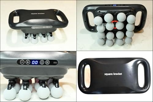 Square Bracket's Professional 16-Head Massage Gun, Deep Tissue & Muscle Recovery, Pain Relief, Whole Body Relax, Certified 2026 Model, Gray view 3