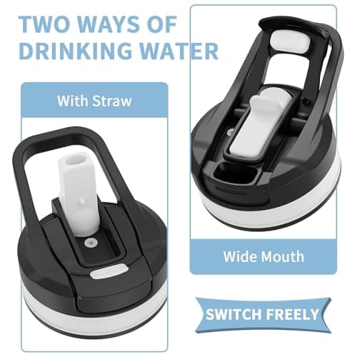 SZCXFLASK Half Gallon Water Bottle with Straw, 2 Liters - Leakproof Seal, Dishwasher Safe Design and Durable Solid No-Slip Handle for Gym，Sports and Travel view 4