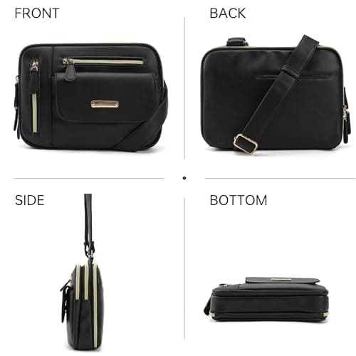 Goinsound Crossbody Purses for Women - Multi Pockets Shoulder Bag Medium Handbags with Adjustable shoulder straps view 6