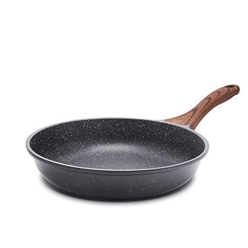 SENSARTE 12.5 Inch Nonstick Frying Pan Skillet, Swiss Granite Coating Omelette Pan, Healthy Stone Cookware, PFOA Free view 1