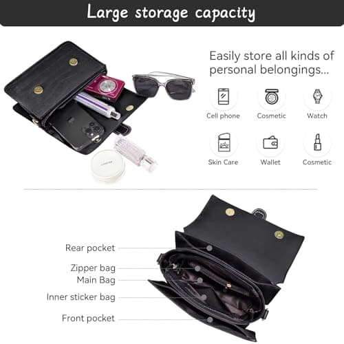 Wiwsi Women's Crossbody Bags, Summer Purse Handbags Shoulder Clutch Beach Bag Small Top Handle Bag view 5