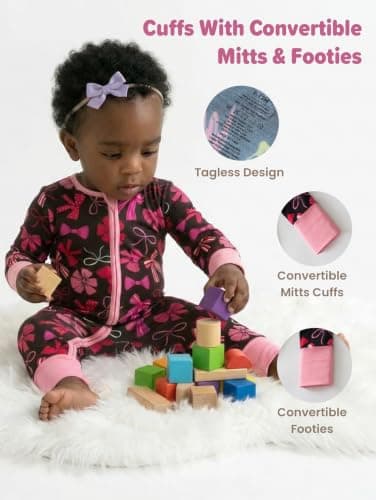 Super Soft Bamboo Baby Clothes–Breathable Romper Perfect for Playtime Sizes 0-3T view 4
