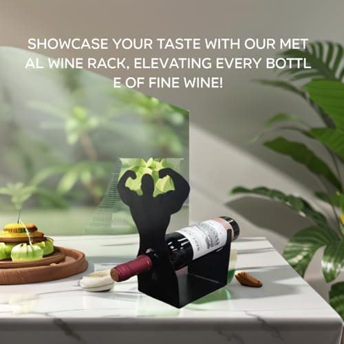 Vyrecronix Creative Wine Holder – Funny Table Centerpiece for Kitchen, Bar, and Parties – Freestanding Wine Storage Rack – Unique Gift Idea for Wine Enthusiasts view 3