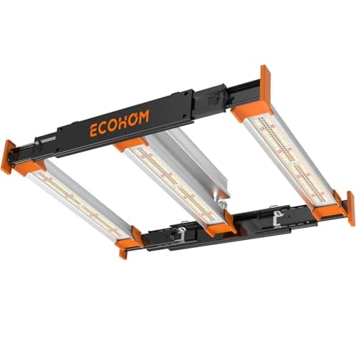 ECOHOM Bar 100W LED Grow Light, Full Spectrum, Dimmable, Daisy Chain, High PPFD, 2x2ft Coverage, for Indoor Plants Seed Starting, Vegs and Bloom, Retractable, Pro Lamp for Grow Tent Commercial Use view 1