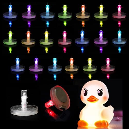 Light Up Rubber Duck Plug, 16 Colors Changing LED Interior Car Light for Jeep Dashboard Universal Fit for Most Vehicles (Excluding Rubber Duck) (20) — image 1