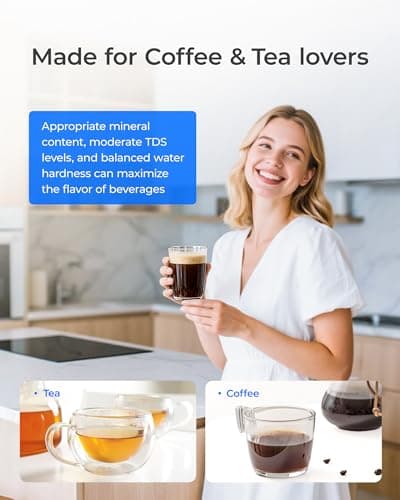 Waterdrop PT-07B Water Filter Pitcher, 10-Cup, NSF Certified, 200-Gallon Long-Life Filter, Improves Coffee & Tea Taste, Reduces PFOA/PFOS and Chlorine, 5X Longer Filter Life, Blue view 3