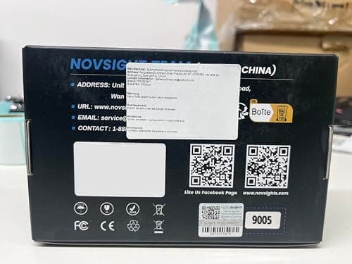 NOVSIGHT 𝟗𝟎05 Fog Light Bulbs - 50000LM Extreme Bright 𝟗𝟎05/𝐇B3 Fog Lights 6500K White, Effective Heat Dissipation LED Light Bulb, IP68 Waterproof, Plug and Play, Pack of 2 view 4