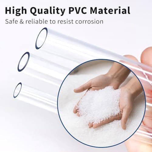 Fish Tank Air Tube, Aquarium Tubing 20 Feet Airline Tubing, Standard 3/16” Air Hose for Fish Tank Air Pump, Hydroponics, Pond view 2