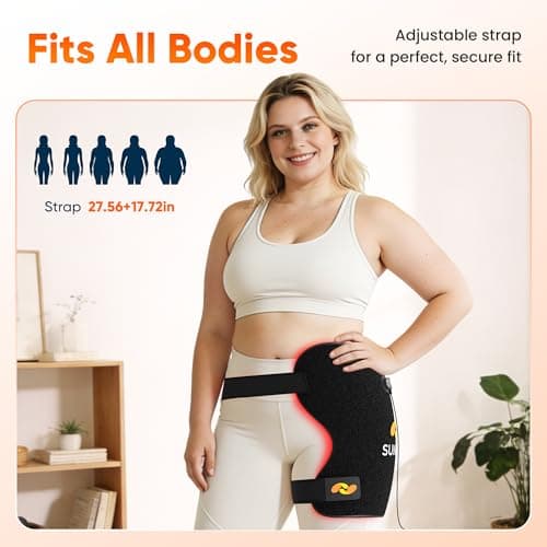 Red Light Therapy for Body, Foldable Therapy Pads for Hip Back Waist | Infrared Light Pad for Men Women Birthday Parent Gifts with Extension Adjustable Straps view 5