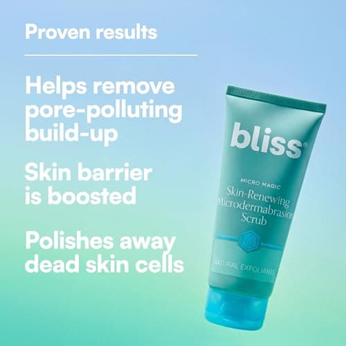 Bliss Micro Magic Skin-renewing Microdermabrasion Scrub | Smoothing Volcanic Pumice & Purifying Kaolin Clay | Refreshed Glow Straight-from-the-Spa | Tightens Pores & Brightens Skin | 3.4 fl oz view 5