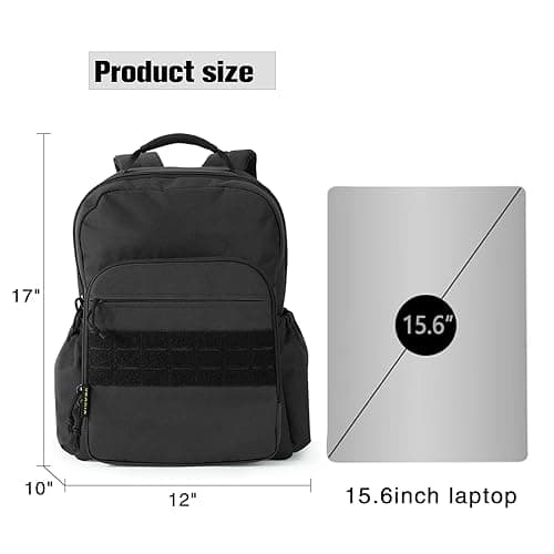 VEAGIA Tactical Travel Laptop Backpack For Men Large Heavy Duty Work Backpack Airline Approved Hiking Waterproof Backpack view 2