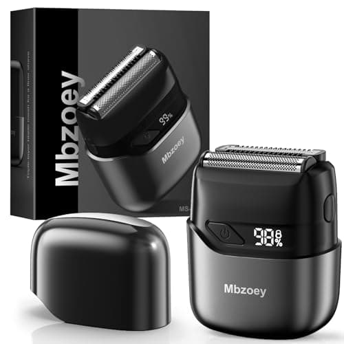 Mbzoey Electric Foil Shavers for Men: IPX7 Waterproof - Magnetic Cover — image 1