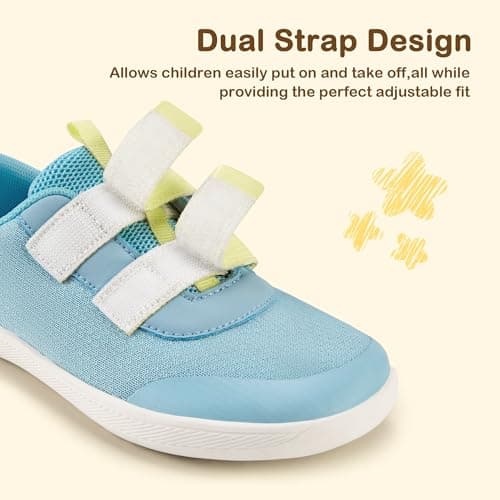 Stelle Toddler Wide Toe Box Barefoot Shoes Kids Sneakers for Boys Girls Zero Drop Minimalist Breathable Lightweight Non Slip Walking Running Shoes view 5