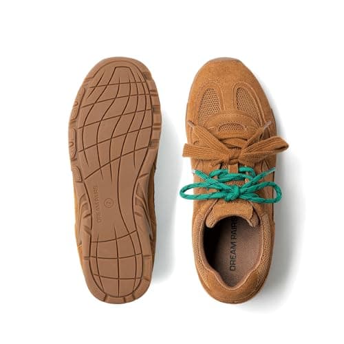 DREAM PAIRS Women's Retro Lace Up Sneakers, All-Day Comfort Lightweight Non Slip Casual Fashion Walking Trainers Shoes view 4