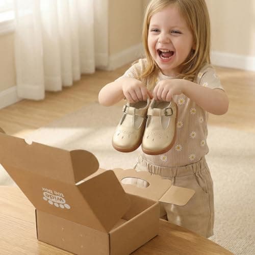 WIDE TOE BOX Little Girls Mary Jane Dress Shoes Toddler Ballet Flats for Girl Party School Shoe view 3