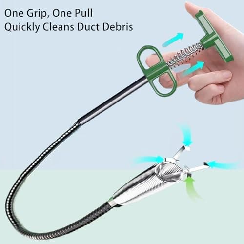 SHUOGUO Upgrade Drain Snake Hair Drain Clog Remover，76 Inch Flexible Claw Grabber Tool for Home Sink, Bathroom Tub,Drain, Toilet, Tight Spaces Unclogger Tool view 5