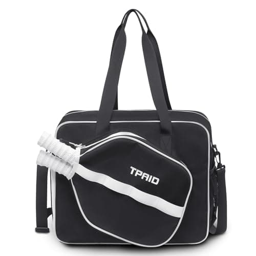 TPAID Pickleball Bag for Women Men, Paddle Tote with Shoes Compartment & Wet Pocket, Multi-Functional Court Bag for 2 Rackets, Balls, Accessories, Gift for Players — image 1