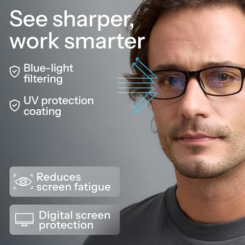 Gaoye Professional Reading Glasses for All Day - Computer Readers with Blue Light Protection - Value Pack view 6