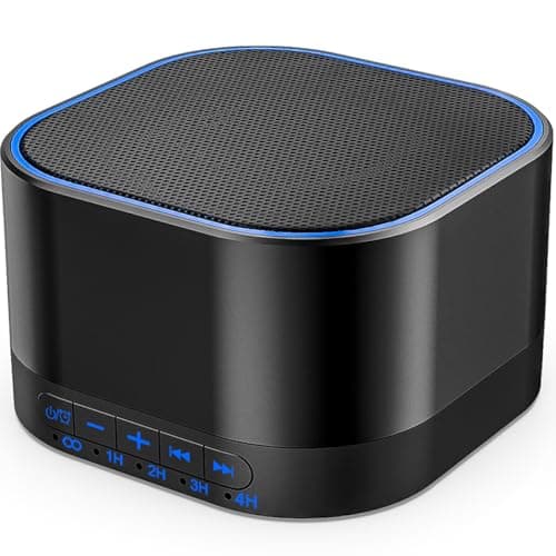 Magicteam Sound White Noise Machine with 20 Non Looping Natural Soothing Sounds and Memory Function 32 Levels of Volume Powered by AC or USB and Sleep Sound Timer Therapy for Baby Kids Adults — image 1