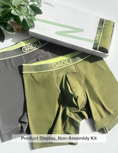 gagli Men's Underwear Breathable Boxer Briefs Athletic Moisture Wicking Comfortable Underwear ComfortFlexible Waistband view 6