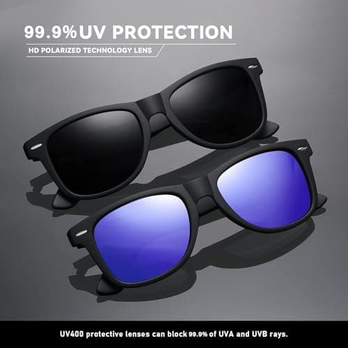 Occhsouo Polarized Sunglasses Womens Men - Sun glasses Fashion Trendy Driving Fishing UV Blocking UV400 Protection view 3