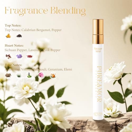Pheromone Perfume Spray, Fresh Bergamot & Cedarwood Scent, Long Lasting Extrait de Parfum, Unisex Pocket Cologne, 12ml, USA Made view 2