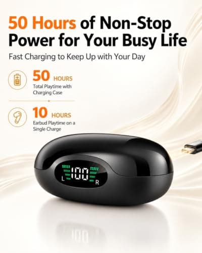 Ultra Open Ear Earbuds, Wireless Clip On Headphones for All-Day Comfort | Lightweight open-ear comfort and a flexible clip-on fit create a barely-there feel for work, commutes, workouts, and walks. view 6