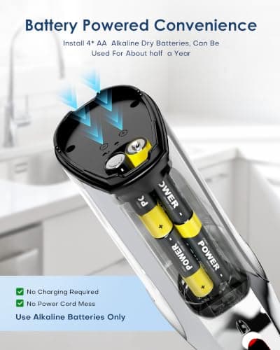 NEATMIND Automatic Soap Dispenser,17oz/500ml Touchless Dish Soap Dispenser | Metallic Finish,With Infrared Sensor, 5 Adjustable Soap Levels, Battery Operated, Perfect For Kitchen Bathroom Countertop view 6