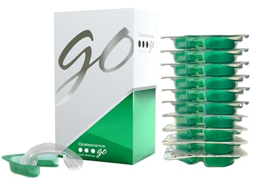 Opalescence Go 15- Prefilled Teeth Whitening Trays Kit - 15% Hydrogen Peroxide - (10 Treatments) Dentist Recomended - Made by Ultradent Products. Teeth Whitening Kit -Mint - 5194-1 — image 1