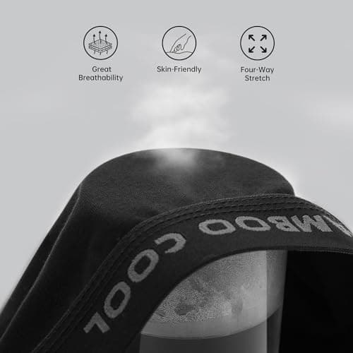 BAMBOO COOL Men's Ultra Breathable Underwear,No Riding Up Boxer Briefs with ComfortFlexible Waistband,Multipack view 5