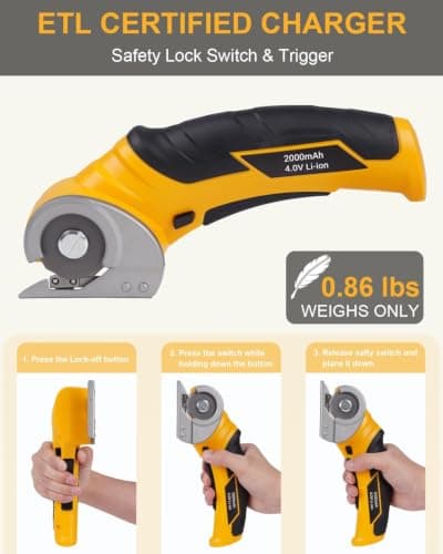 Cardboard Cutter Electric Box Cutter, Stocking Stuffers for Men Gifts Tools view 3