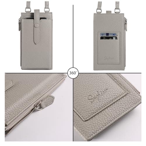 Vyvyana Cell Phone Purse Wallet Small Crossbody Bags for Women with Adjustable Shoulder Straps and Card Slots view 5
